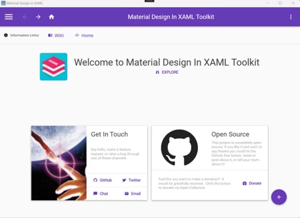 Material Design Main화면