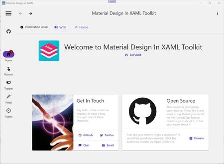 MaterialDesign 5.0.0버전 이상인 Main 화면